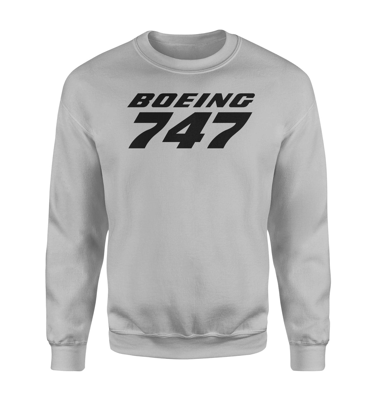 Boeing 747 & Text Designed Sweatshirts