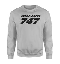 Thumbnail for Boeing 747 & Text Designed Sweatshirts