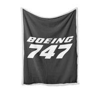 Thumbnail for Boeing 747 & Text Designed Bed Blankets & Covers