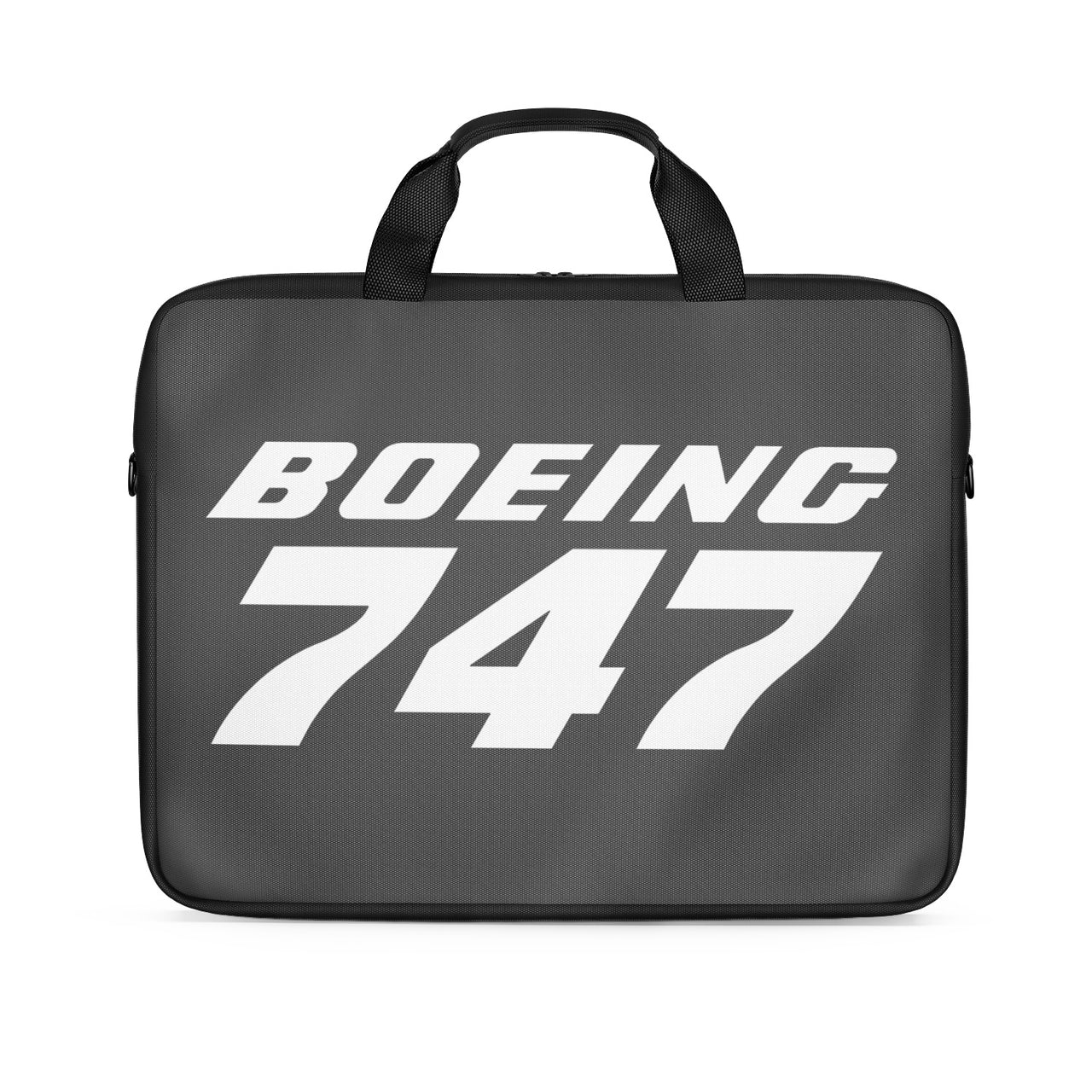 Boeing 747 & Text Designed Laptop & Tablet Bags