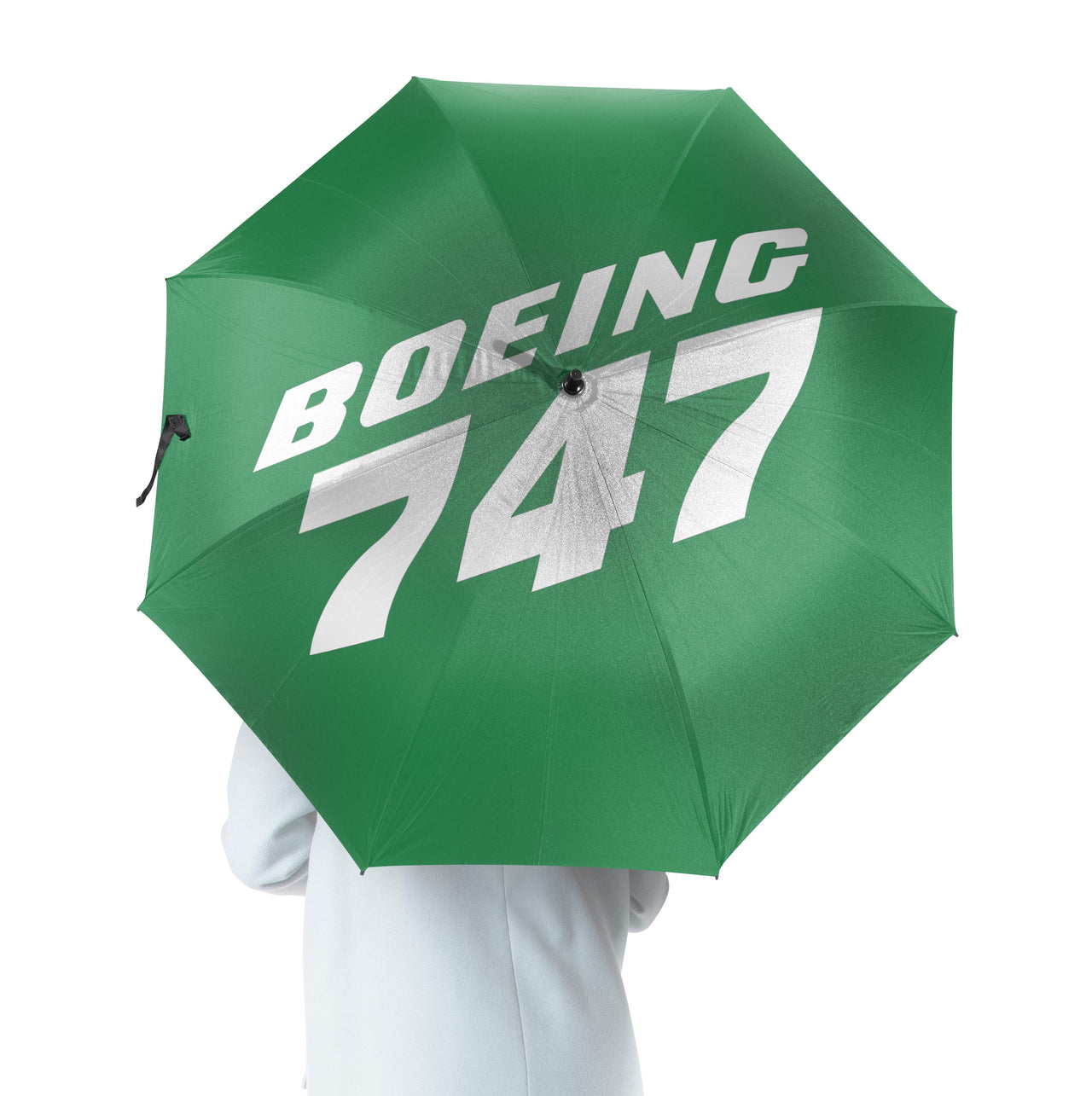 Boeing 747 & Text Designed Umbrella