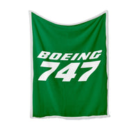 Thumbnail for Boeing 747 & Text Designed Bed Blankets & Covers