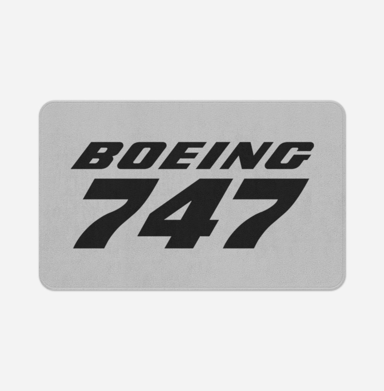 Boeing 747 & Text Designed Bath Mats