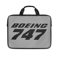 Thumbnail for Boeing 747 & Text Designed Laptop & Tablet Bags