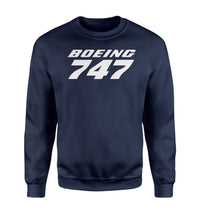 Thumbnail for Boeing 747 & Text Designed Sweatshirts