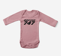 Thumbnail for Boeing 747 & Text Designed Baby Bodysuits