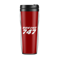 Thumbnail for Boeing 747 & Text Designed Travel Mugs