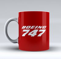 Thumbnail for Boeing 747 & Text Designed Mugs