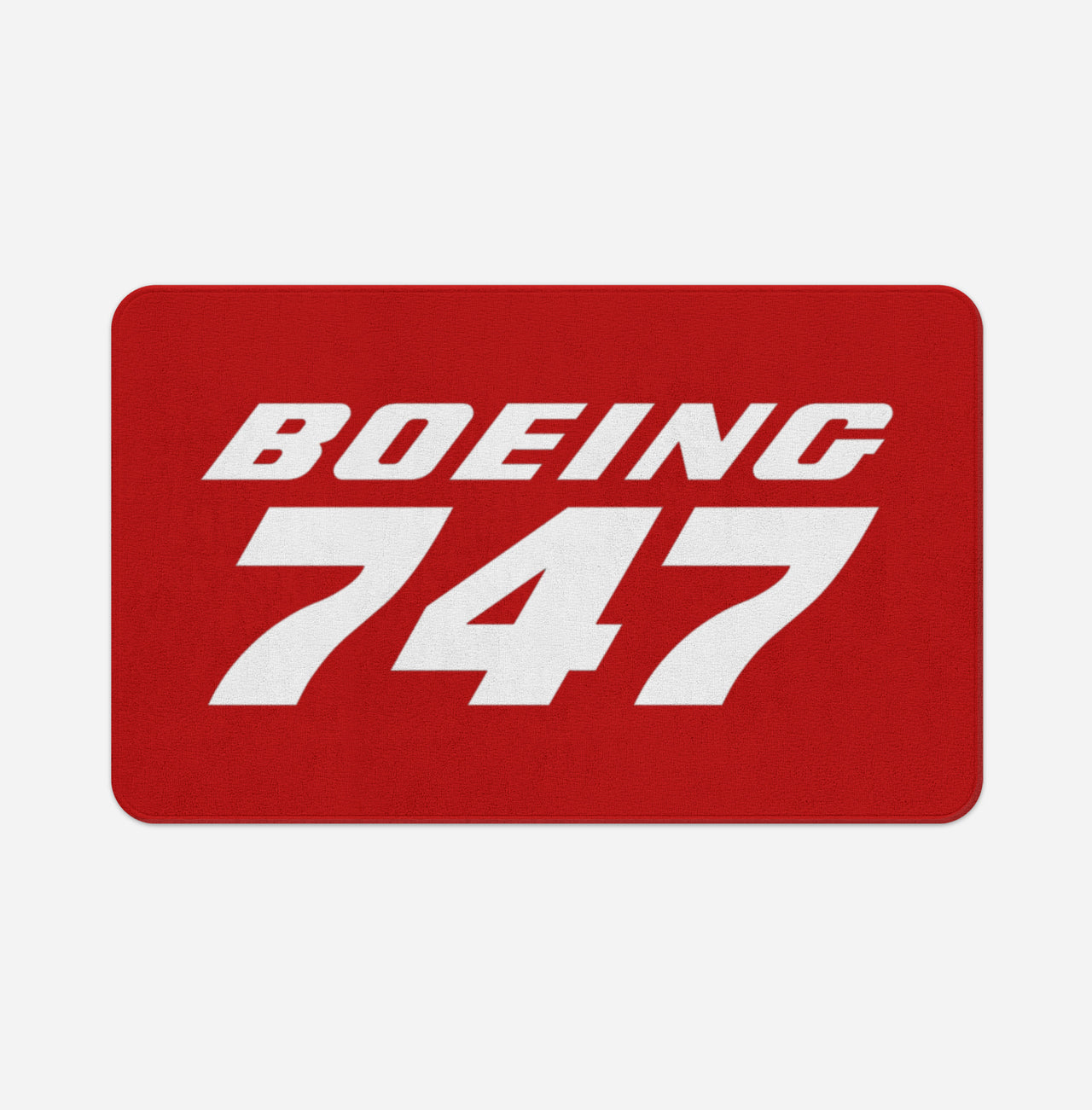 Boeing 747 & Text Designed Bath Mats