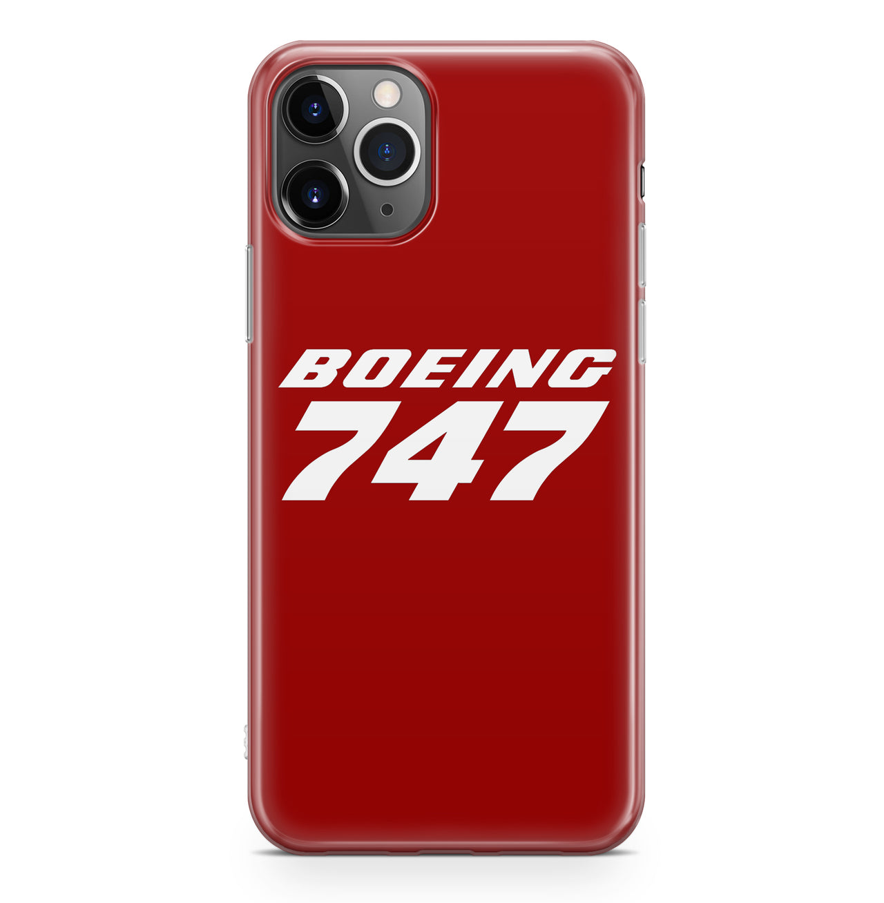 Boeing 747 & Text Designed iPhone Cases