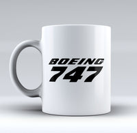 Thumbnail for Boeing 747 & Text Designed Mugs
