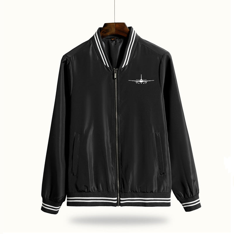Boeing 757 Silhouette Designed Thin Spring Jackets