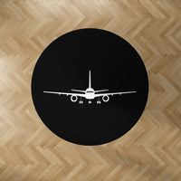 Thumbnail for Boeing 757 Silhouette Designed Carpet & Floor Mats (Round)