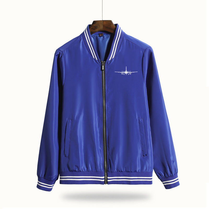 Boeing 757 Silhouette Designed Thin Spring Jackets