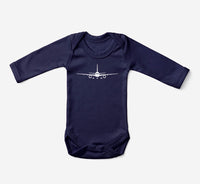 Thumbnail for Boeing 757 Silhouette Designed Baby Bodysuits