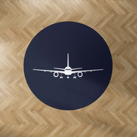Thumbnail for Boeing 757 Silhouette Designed Carpet & Floor Mats (Round)