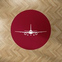 Thumbnail for Boeing 757 Silhouette Designed Carpet & Floor Mats (Round)