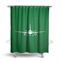 Thumbnail for Boeing 757 Silhouette Designed Shower Curtains