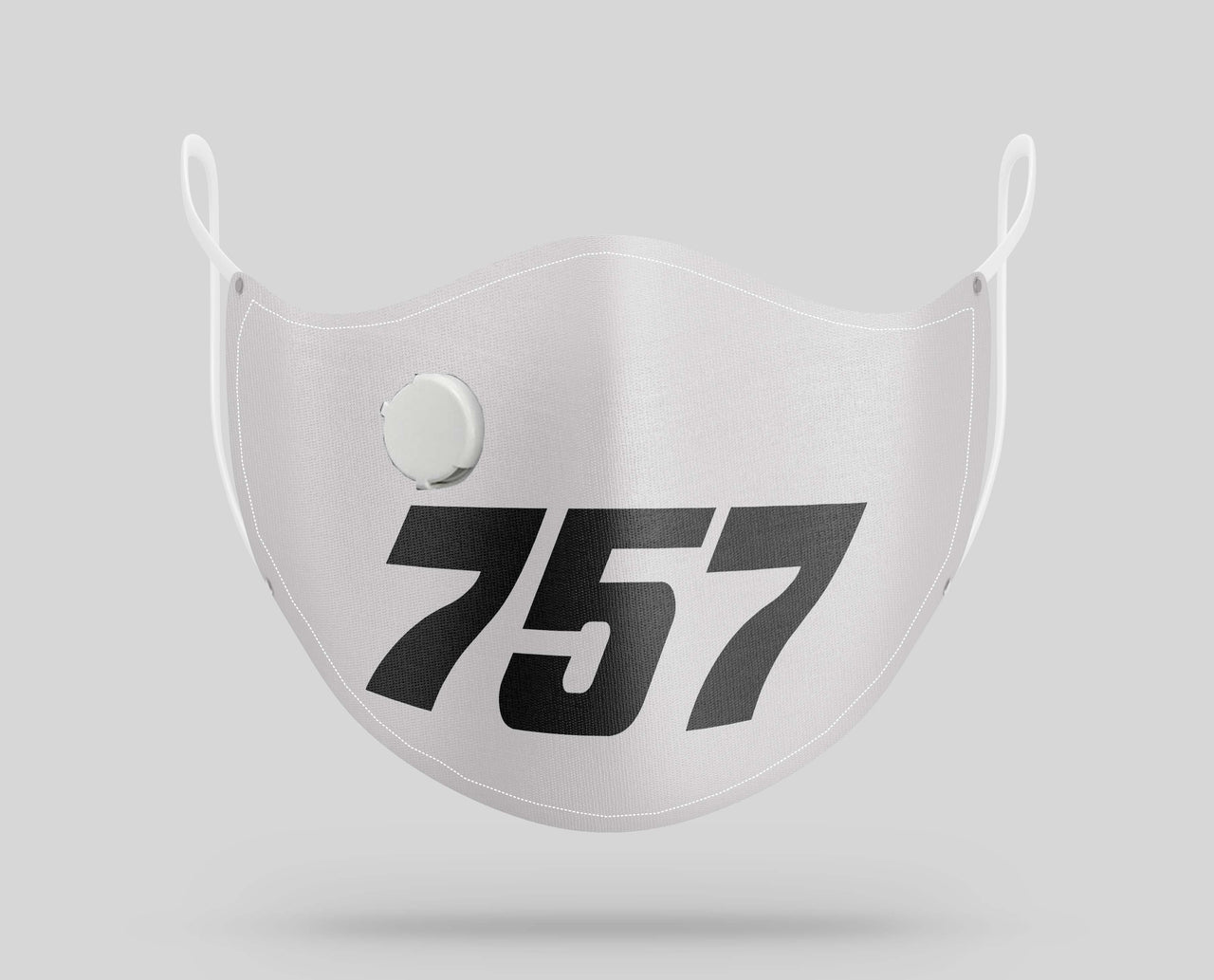 Boeing 757 Text Designed Face Masks