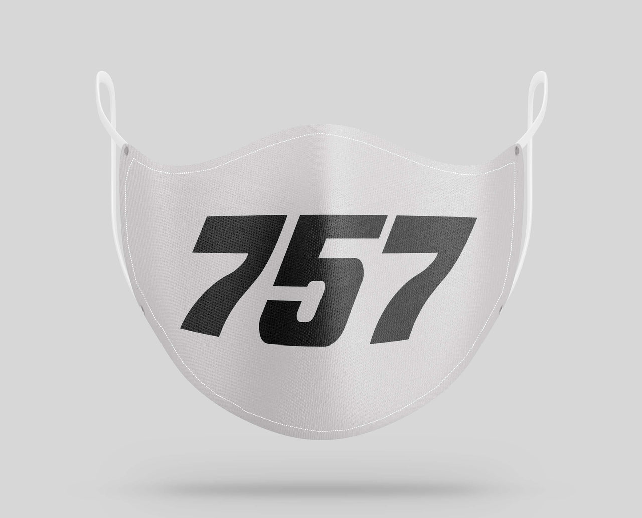 Boeing 757 Text Designed Face Masks