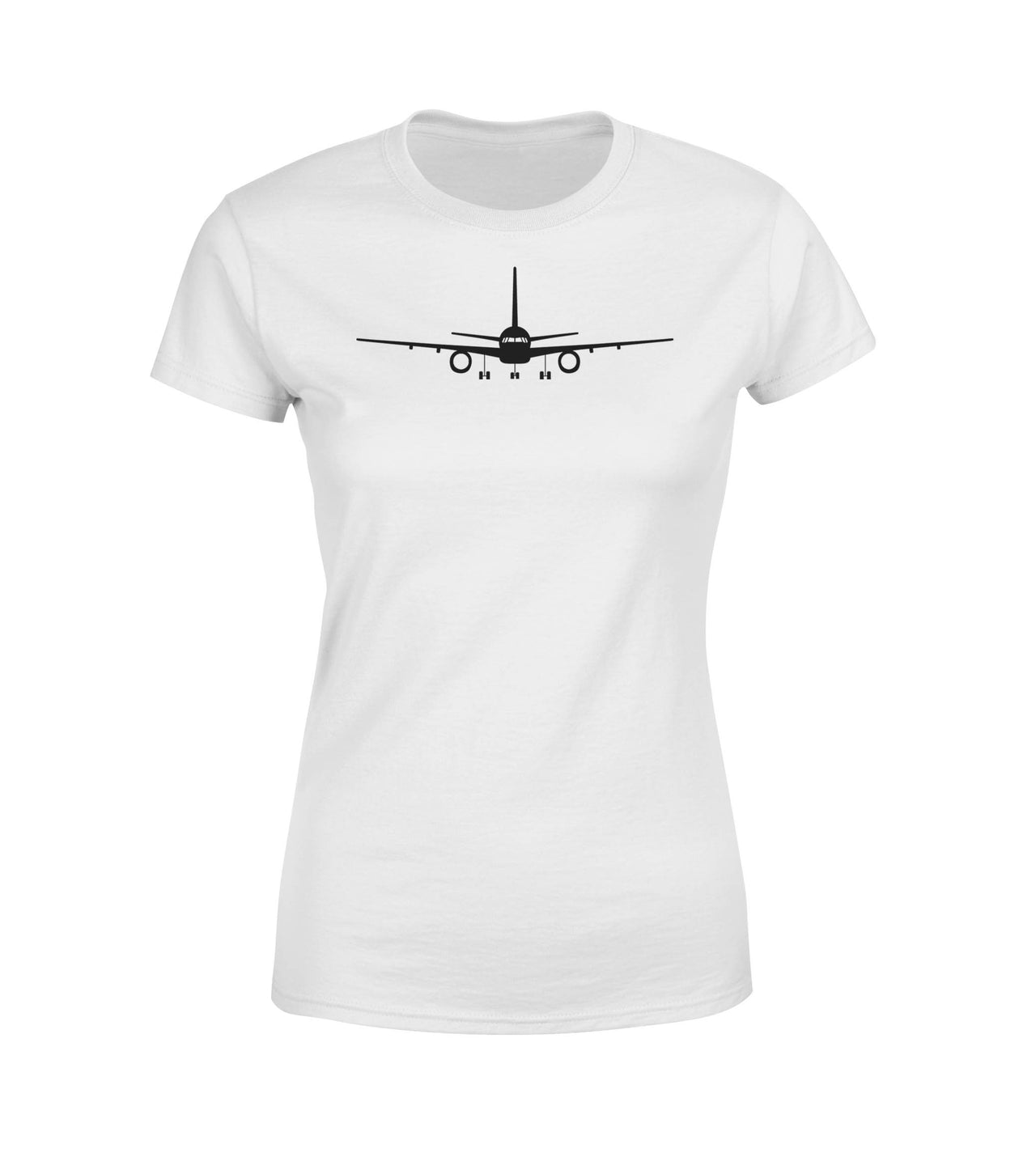 Boeing 757 Silhouette Designed Women T-Shirts