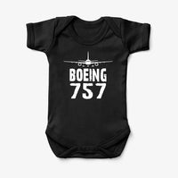 Thumbnail for Boeing 757 & Plane Designed Baby Bodysuits