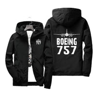 Thumbnail for Boeing 757 & Plane Designed Windbreaker Jackets