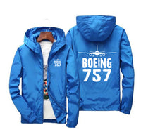 Thumbnail for Boeing 757 & Plane Designed Windbreaker Jackets