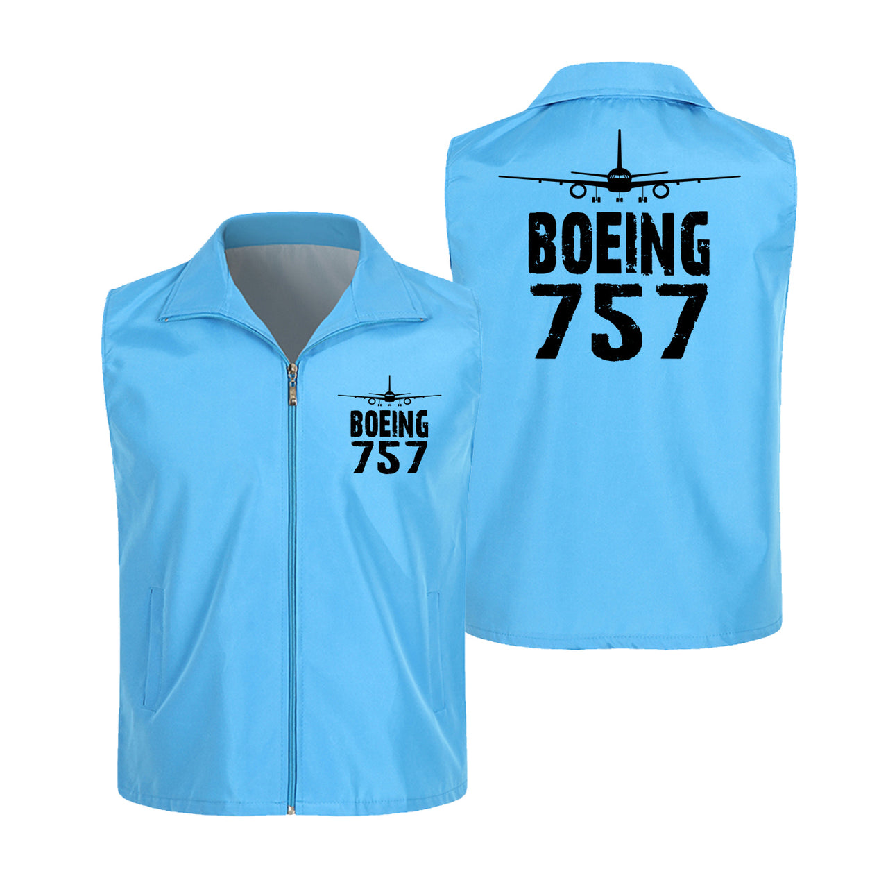 Boeing 757 & Plane Designed Thin Style Vests