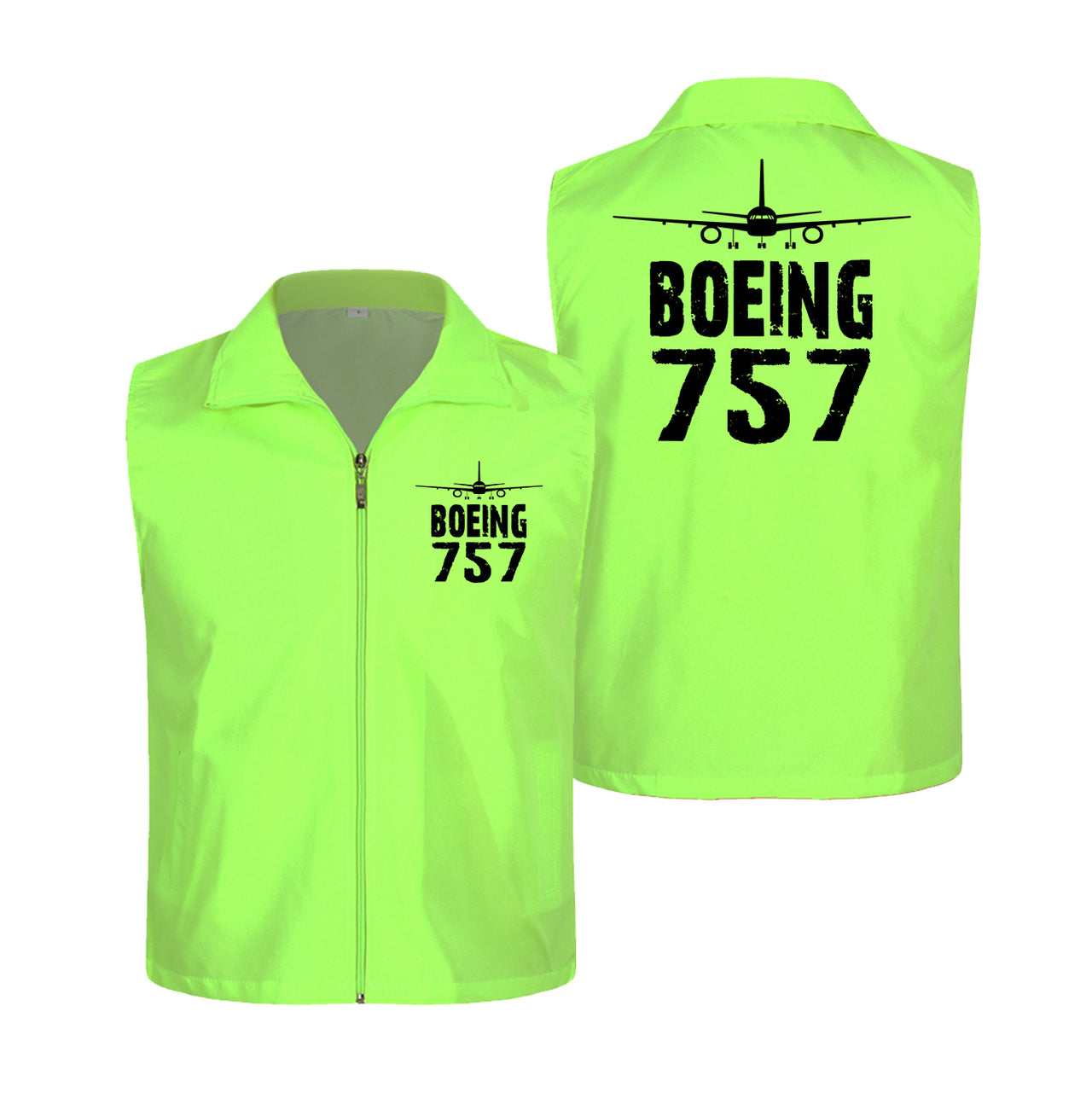 Boeing 757 & Plane Designed Thin Style Vests