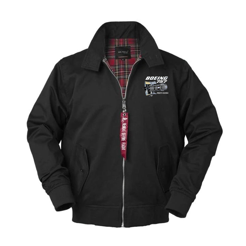 Boeing 757 & Rolls Royce Engine (RB211) Designed Vintage Style Jackets