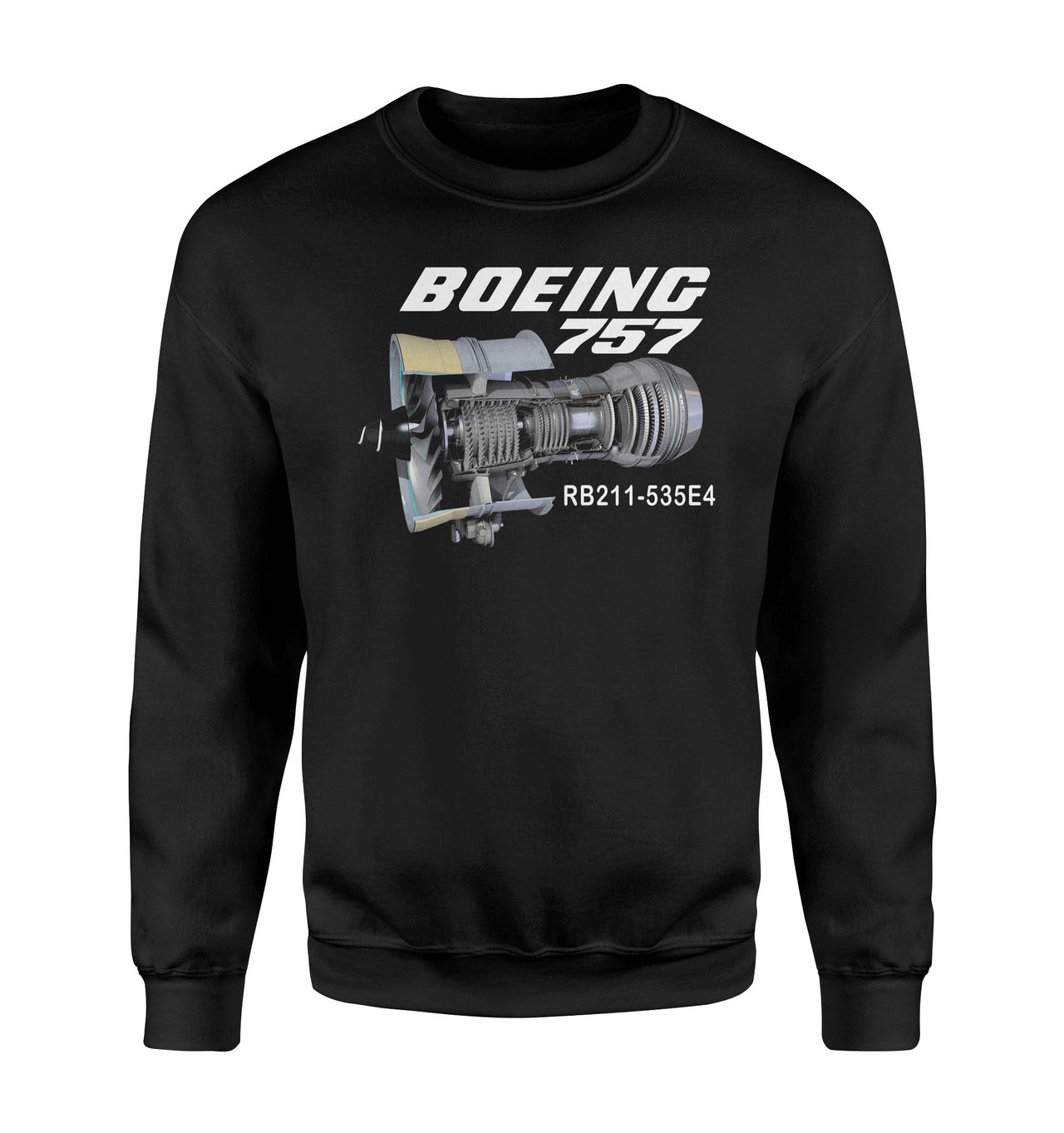 Boeing 757 & Rolls Royce Engine (RB211) Designed Sweatshirts