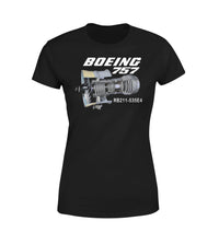 Thumbnail for Boeing 757 & Rolls Royce Engine (RB211) Designed Women T-Shirts