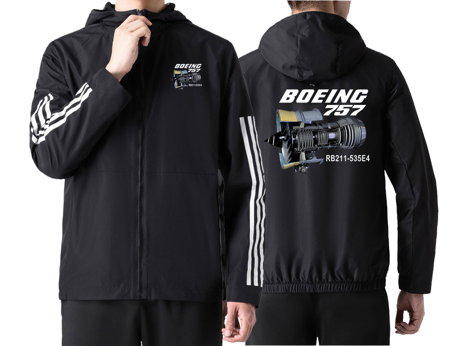 Boeing 757 & Rolls Royce Engine (RB211) Designed Sport Style Jackets