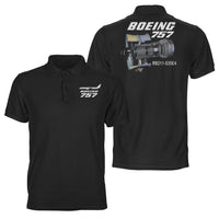 Thumbnail for Boeing 757 & Rolls Royce Engine (RB211) Designed Double Side Polo T-Shirts