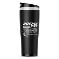 Thumbnail for Boeing 757 & Rolls Royce Engine (RB211) Designed Stainless Steel Travel Mugs