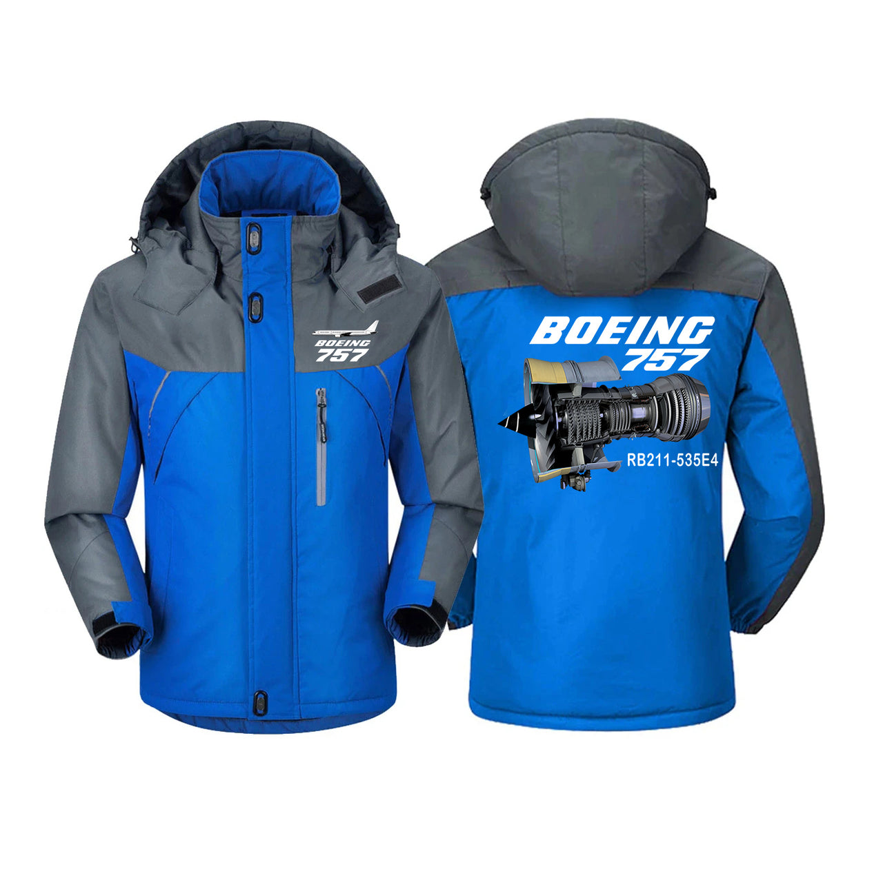 Boeing 757 & Rolls Royce Engine (RB211) Designed Thick Winter Jackets