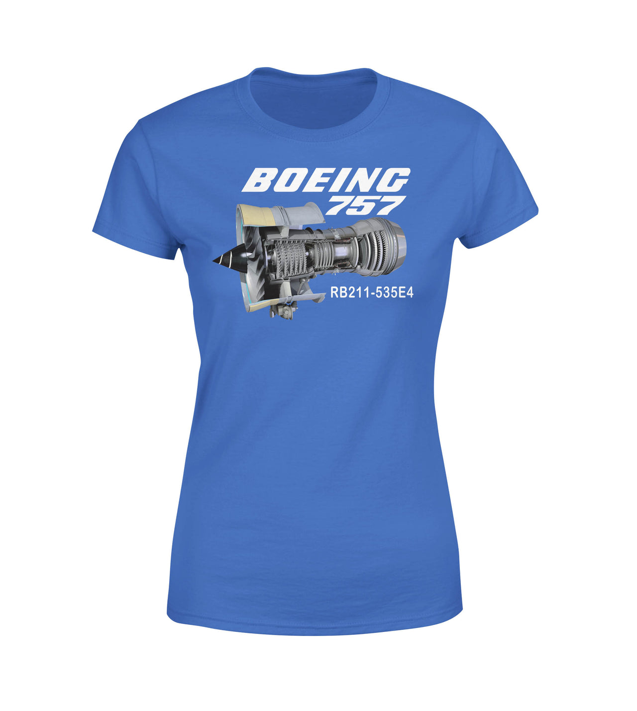 Boeing 757 & Rolls Royce Engine (RB211) Designed Women T-Shirts