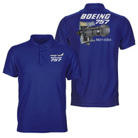 Thumbnail for Boeing 757 & Rolls Royce Engine (RB211) Designed Double Side Polo T-Shirts