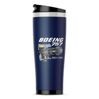 Thumbnail for Boeing 757 & Rolls Royce Engine (RB211) Designed Stainless Steel Travel Mugs