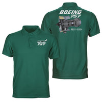 Thumbnail for Boeing 757 & Rolls Royce Engine (RB211) Designed Double Side Polo T-Shirts