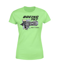 Thumbnail for Boeing 757 & Rolls Royce Engine (RB211) Designed Women T-Shirts