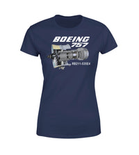 Thumbnail for Boeing 757 & Rolls Royce Engine (RB211) Designed Women T-Shirts