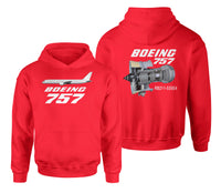 Thumbnail for Boeing 757 & Rolls Royce Engine (RB211) Designed Double Side Hoodies