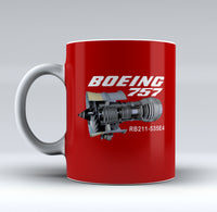 Thumbnail for Boeing 757 & Rolls Royce Engine (RB211) Designed Mugs