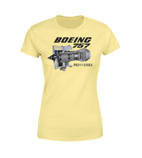 Thumbnail for Boeing 757 & Rolls Royce Engine (RB211) Designed Women T-Shirts