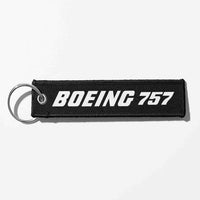 Thumbnail for Boeing 757 & Text Designed Key Chains