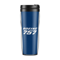 Thumbnail for Boeing 757 & Text Designed Travel Mugs