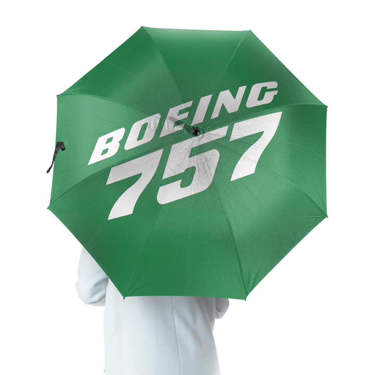 Boeing 757 & Text Designed Umbrella