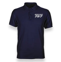 Thumbnail for Boeing 757 & Text Designed Polo T-Shirts